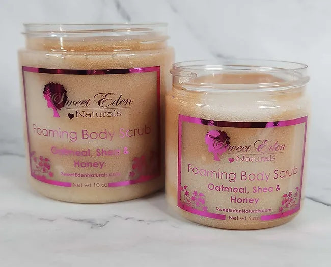 Oatmeal, Shea, & Honey Foaming Body Scrub