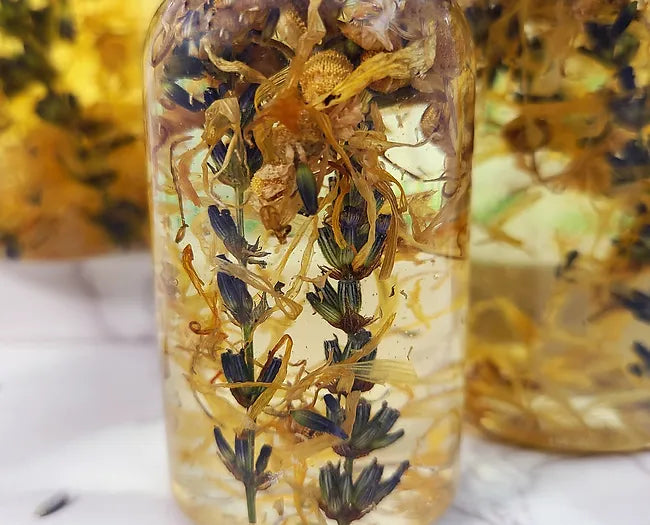 Herbal Chamomile, Calendula, & Lavender Moisturizing Body Oil