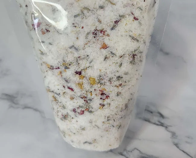 Herbal Lavender, Chamomile, and Rose Bath Salts