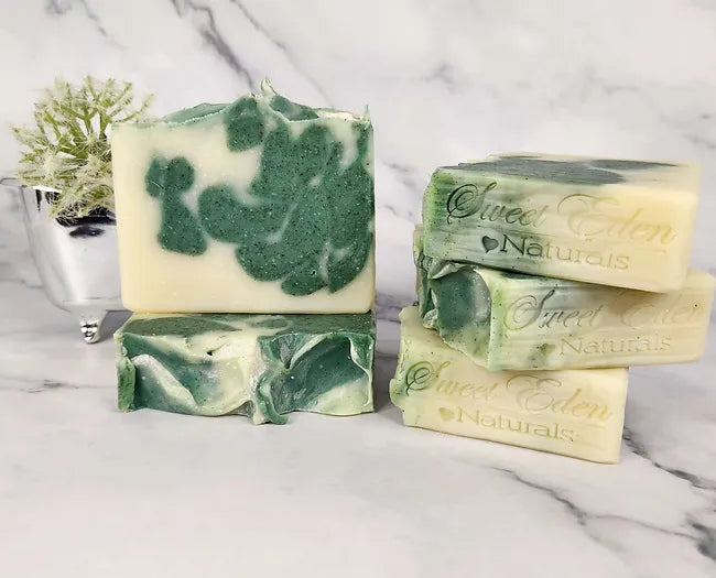 Green Tea & Lemongrass Artisan Soap