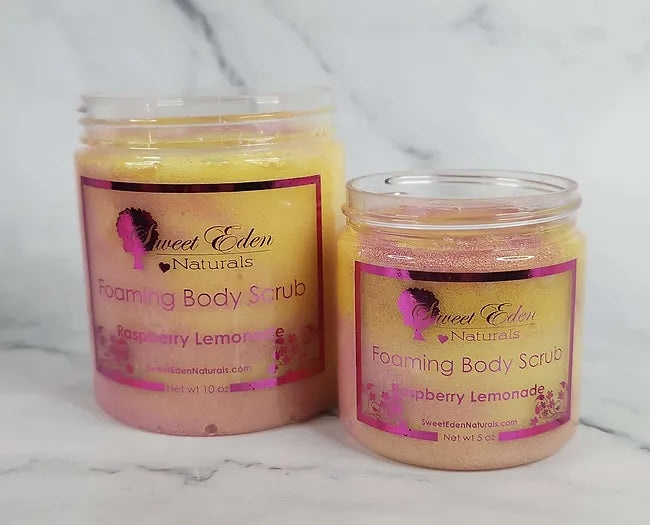 Raspberry Lemonade Foaming Body Scrub