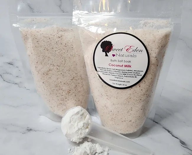 Coconut Milk Bath Salt Soak