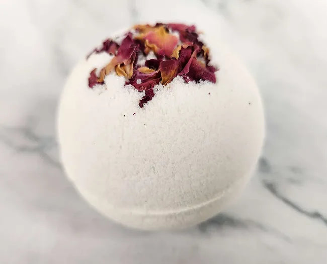 Rose Coconut Milk Bath Bomb