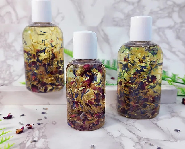 Herbal Calendula, Cornflower, & Rose Moisturizing Body Oil