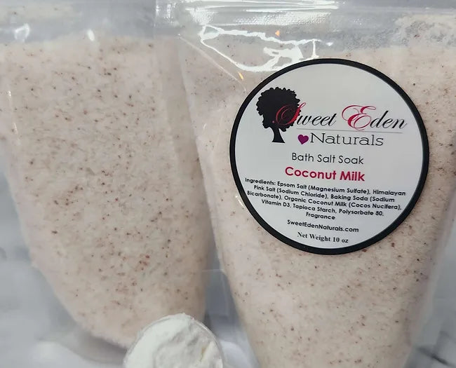 Coconut Milk Bath Salt Soak