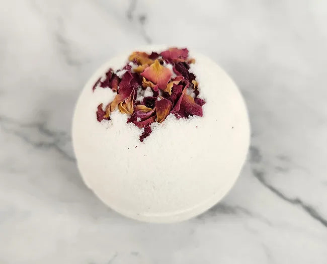 Rose Coconut Milk Bath Bomb