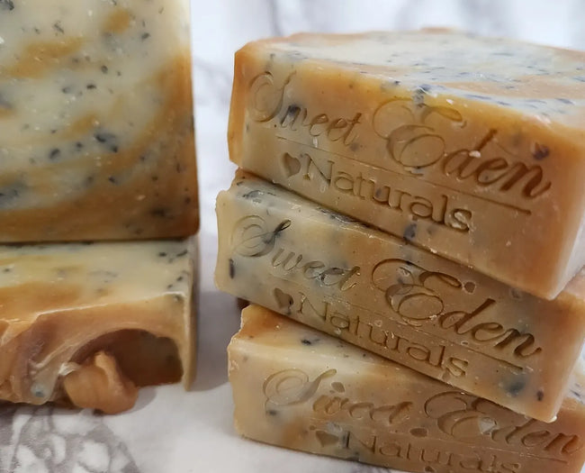 Turmeric, Ginger, Honey & Activated Charcoal Artisan Soap