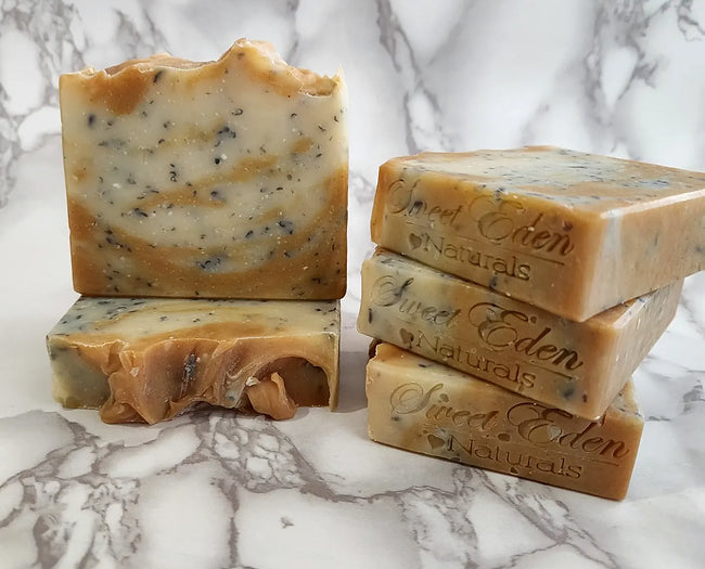 Turmeric, Ginger, Honey & Activated Charcoal Artisan Soap