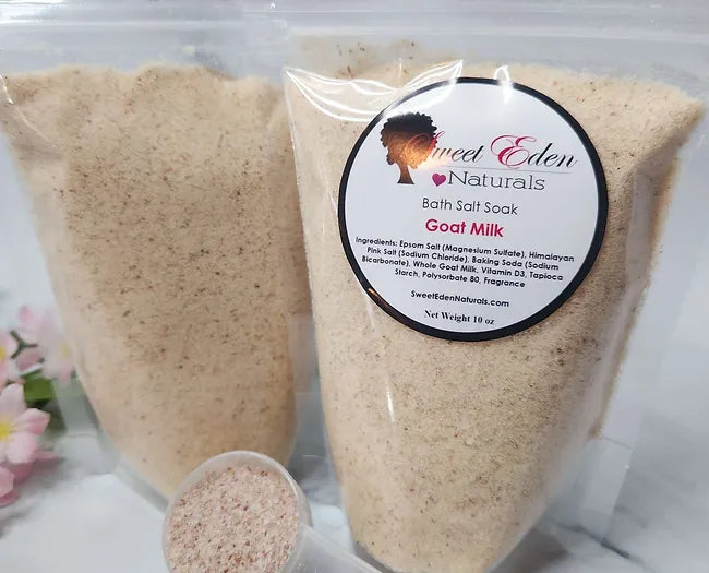 Goat Milk Bath Salt Soak