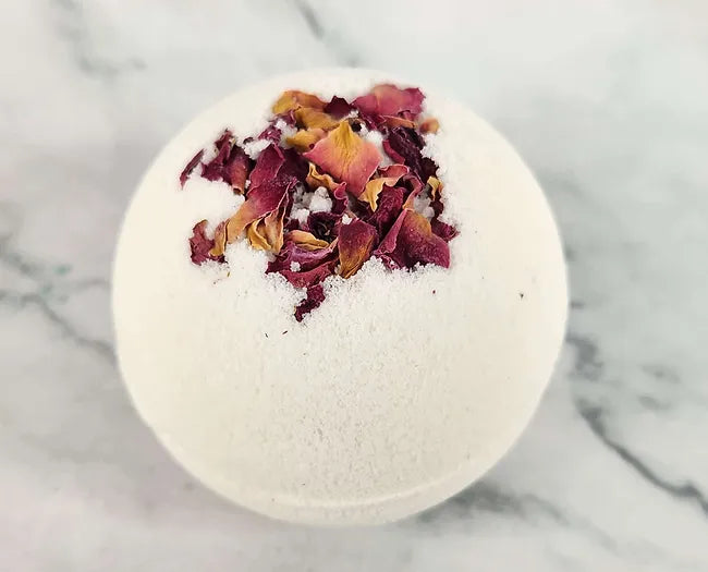 Rose Coconut Milk Bath Bomb