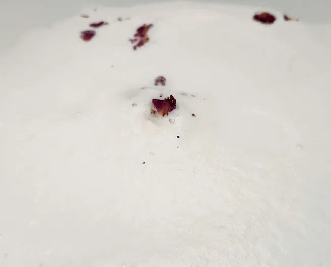 Rose Coconut Milk Bath Bomb