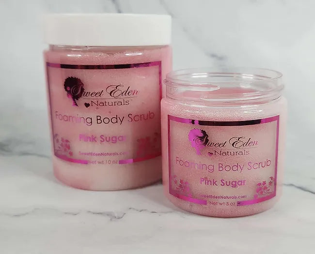 Pink Sugar Foaming Body Scrub