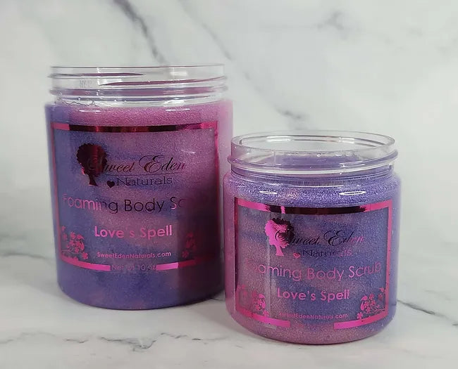 Love's Spell Foaming Body Scrub