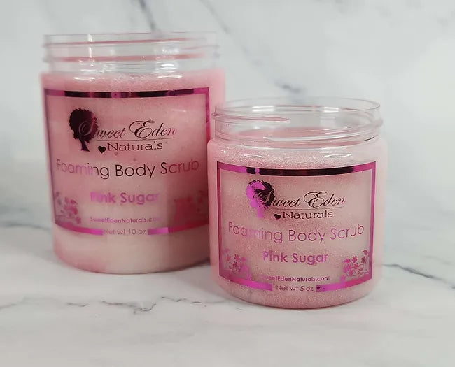 Pink Sugar Foaming Body Scrub