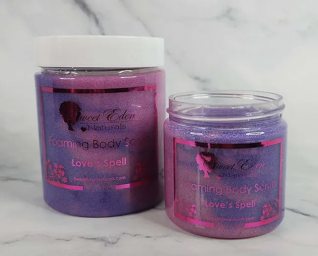 Love's Spell Foaming Body Scrub